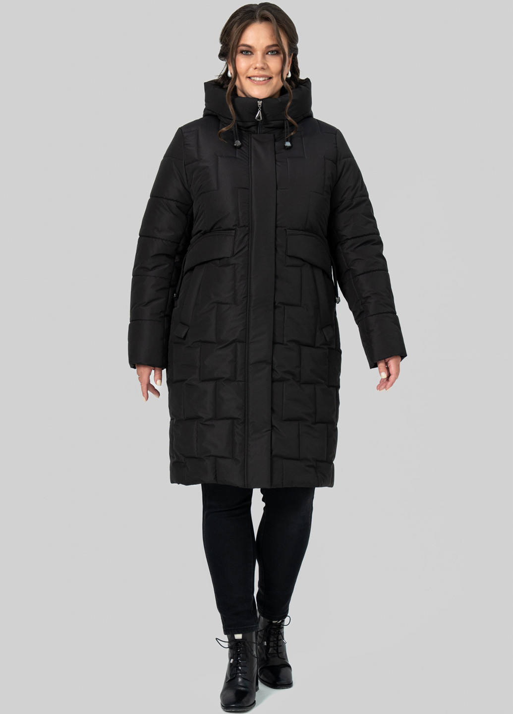 Черная зимняя куртка A'll Posa