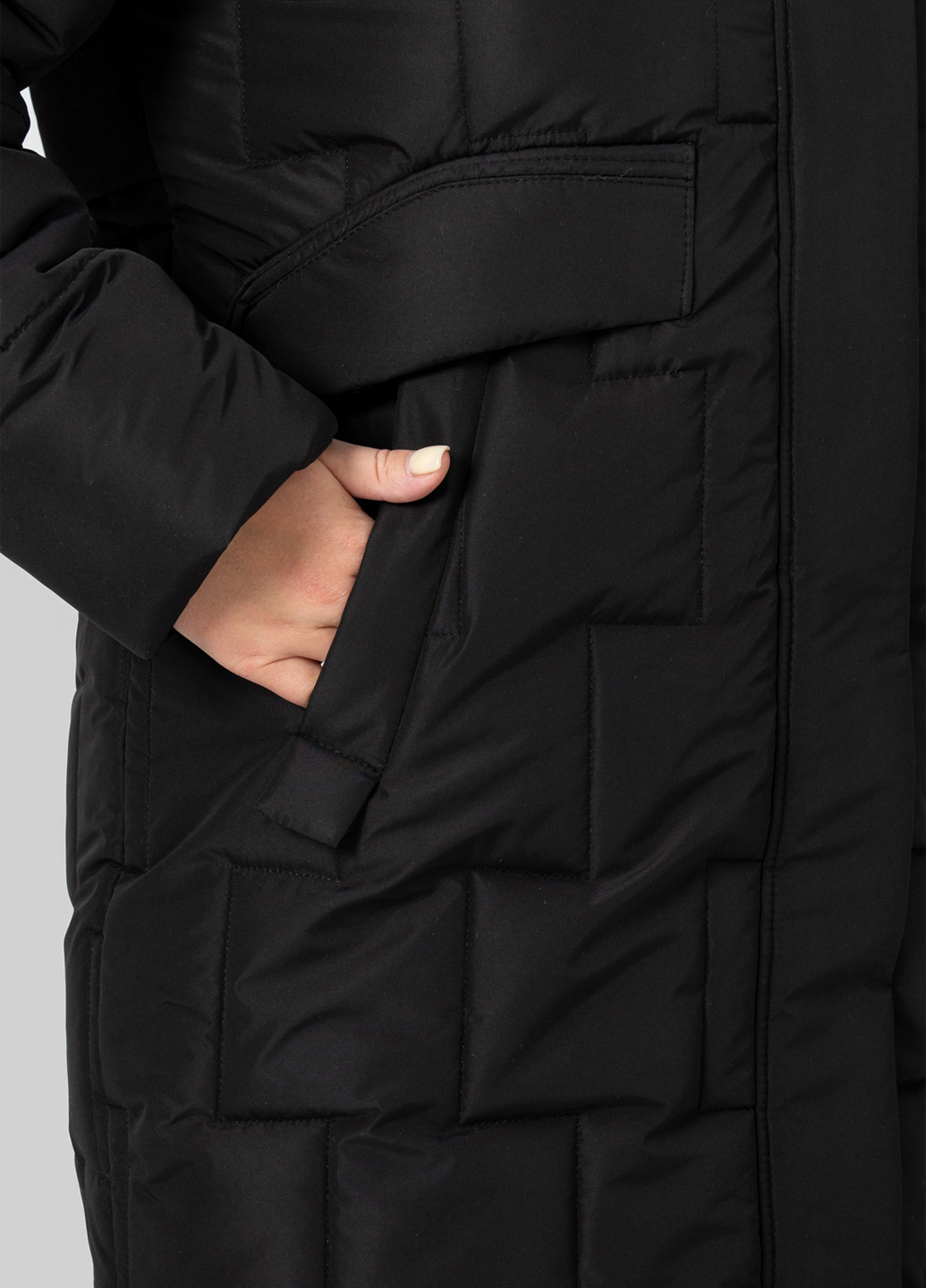 Черная зимняя куртка A'll Posa