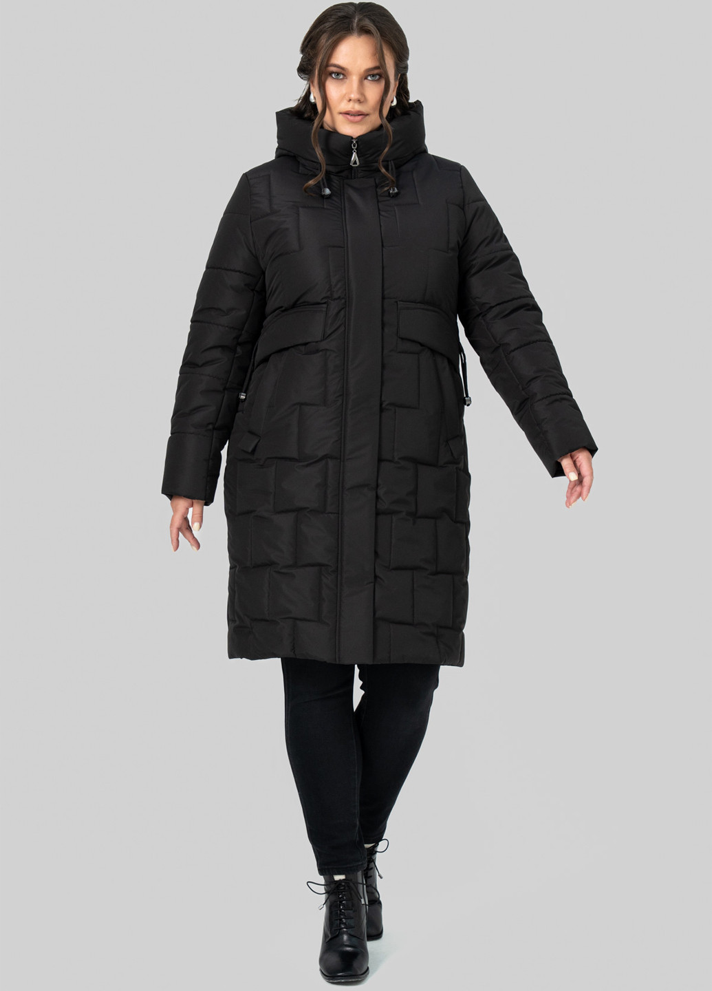 Черная зимняя куртка A'll Posa