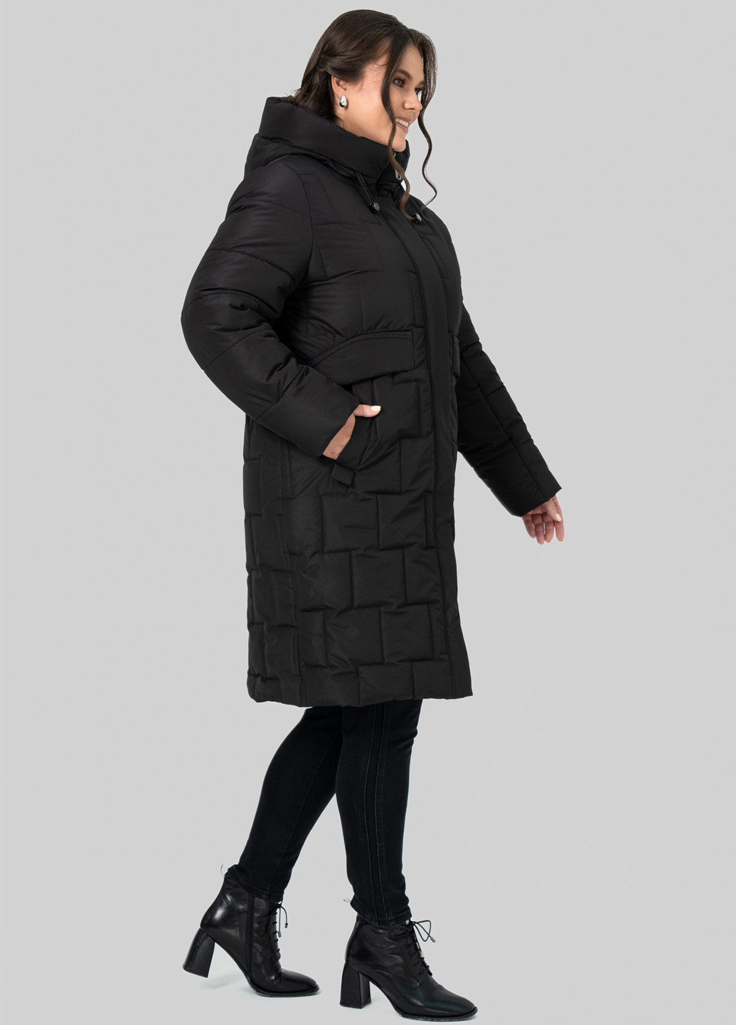 Черная зимняя куртка A'll Posa