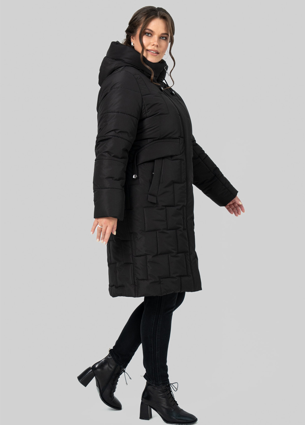 Черная зимняя куртка A'll Posa