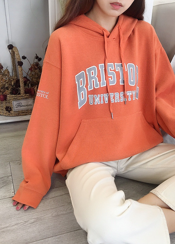 Худи женское Bristol, оранжевый Berni Fashion 56584 (231479782)