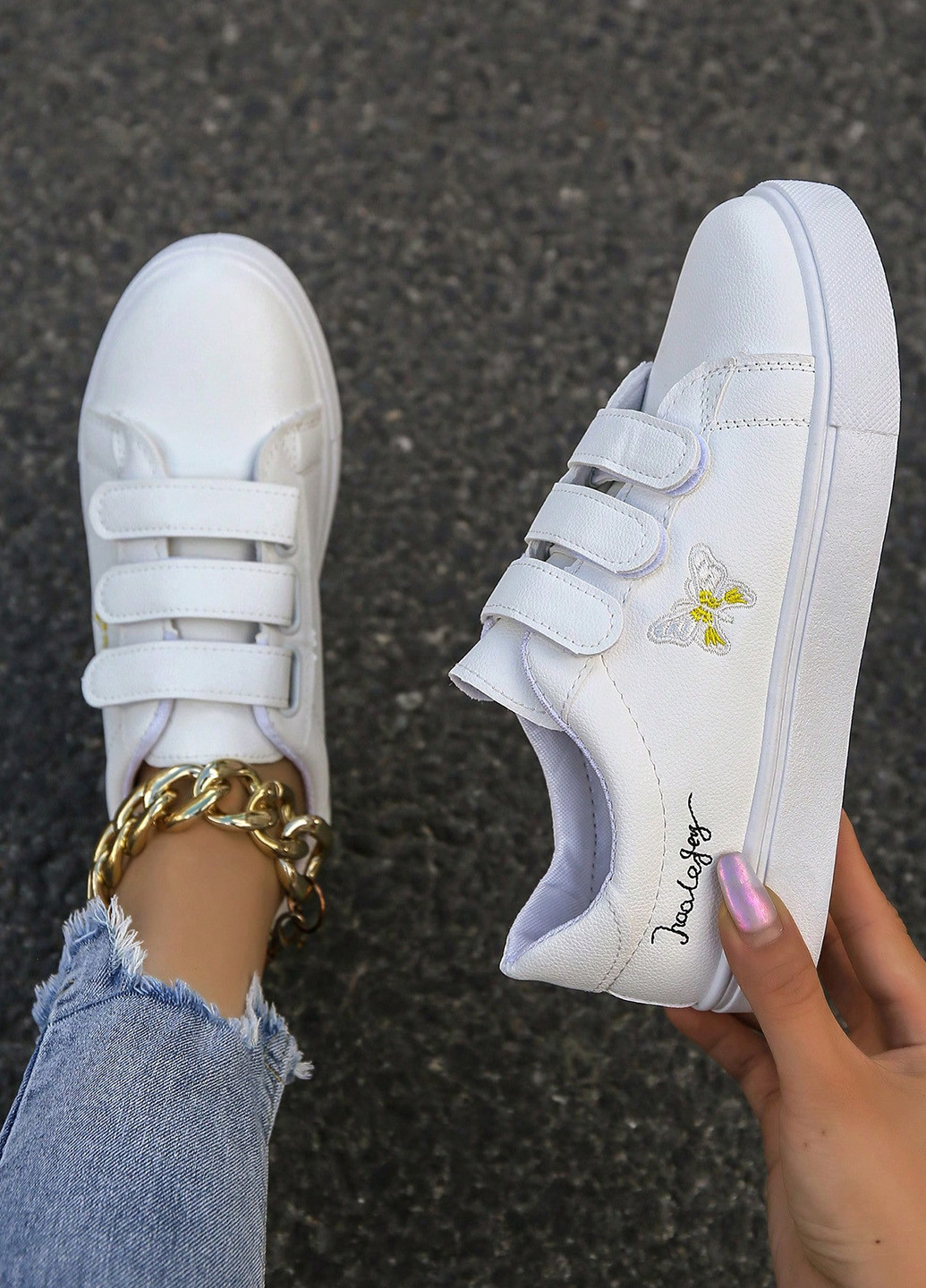 Білі кеди SHEIN