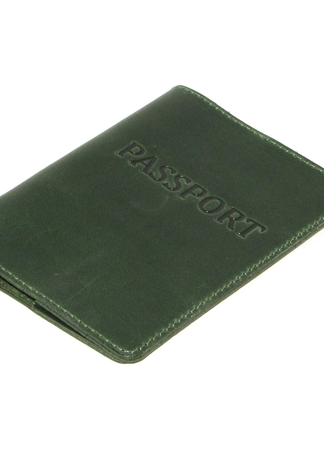 Обложка на паспорт Паспорт-H col.C зеленая DNK Leather (253933285)