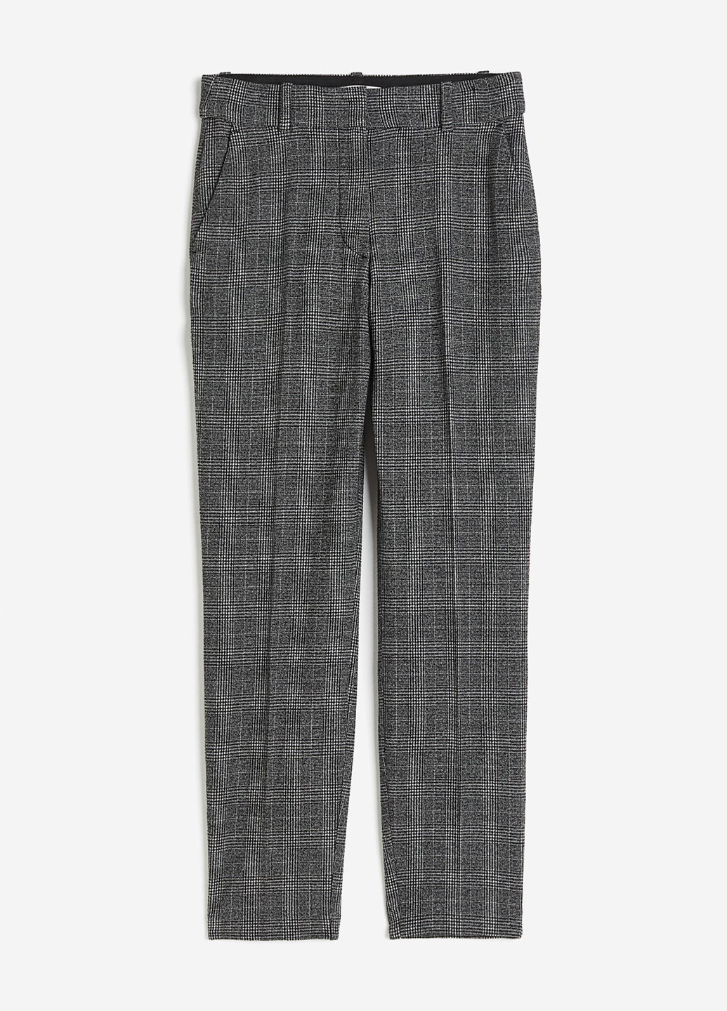 Серые кэжуал летние зауженные брюки H&M