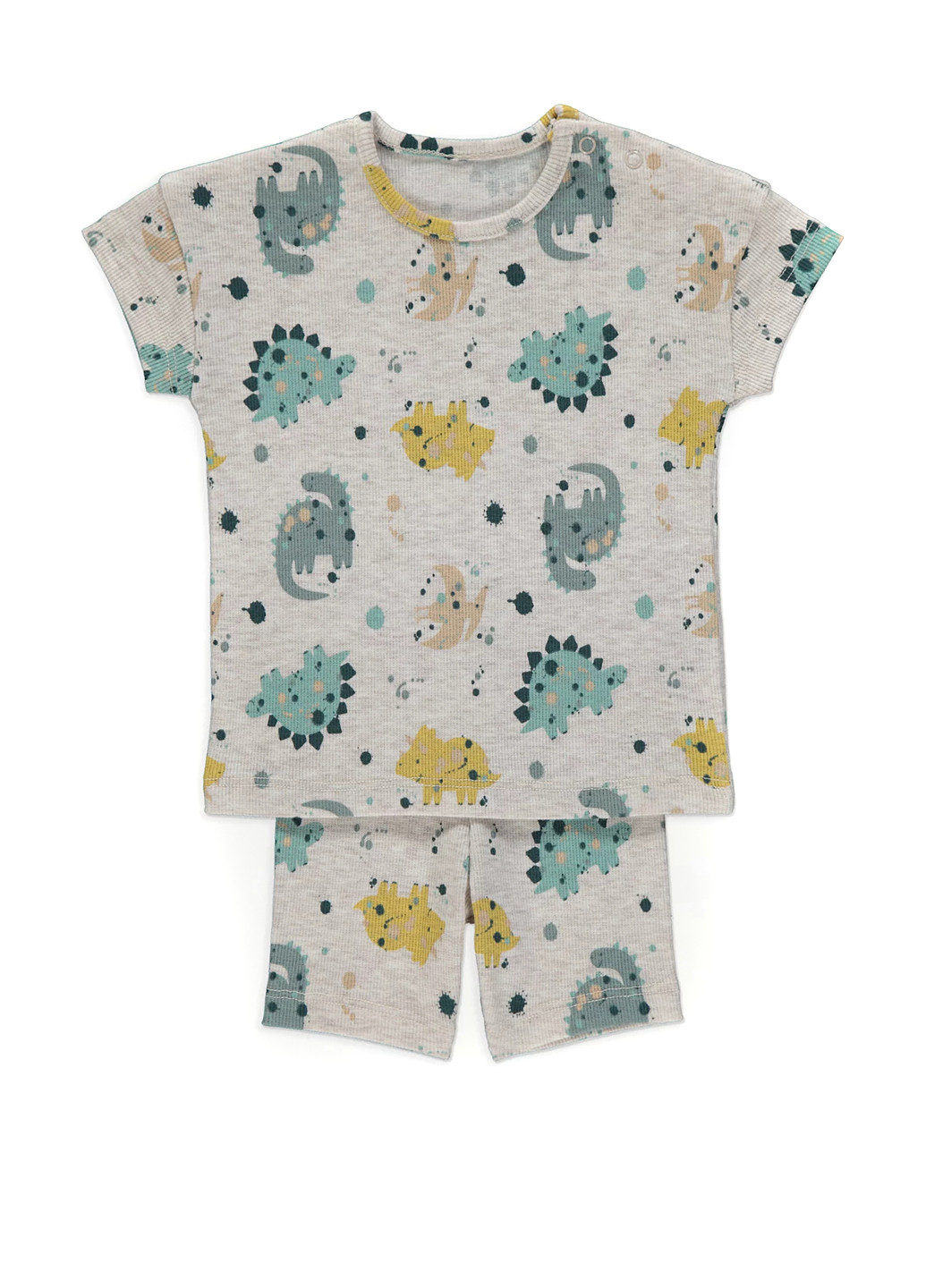 Бежевий літній комплект (футболка, шорти) George