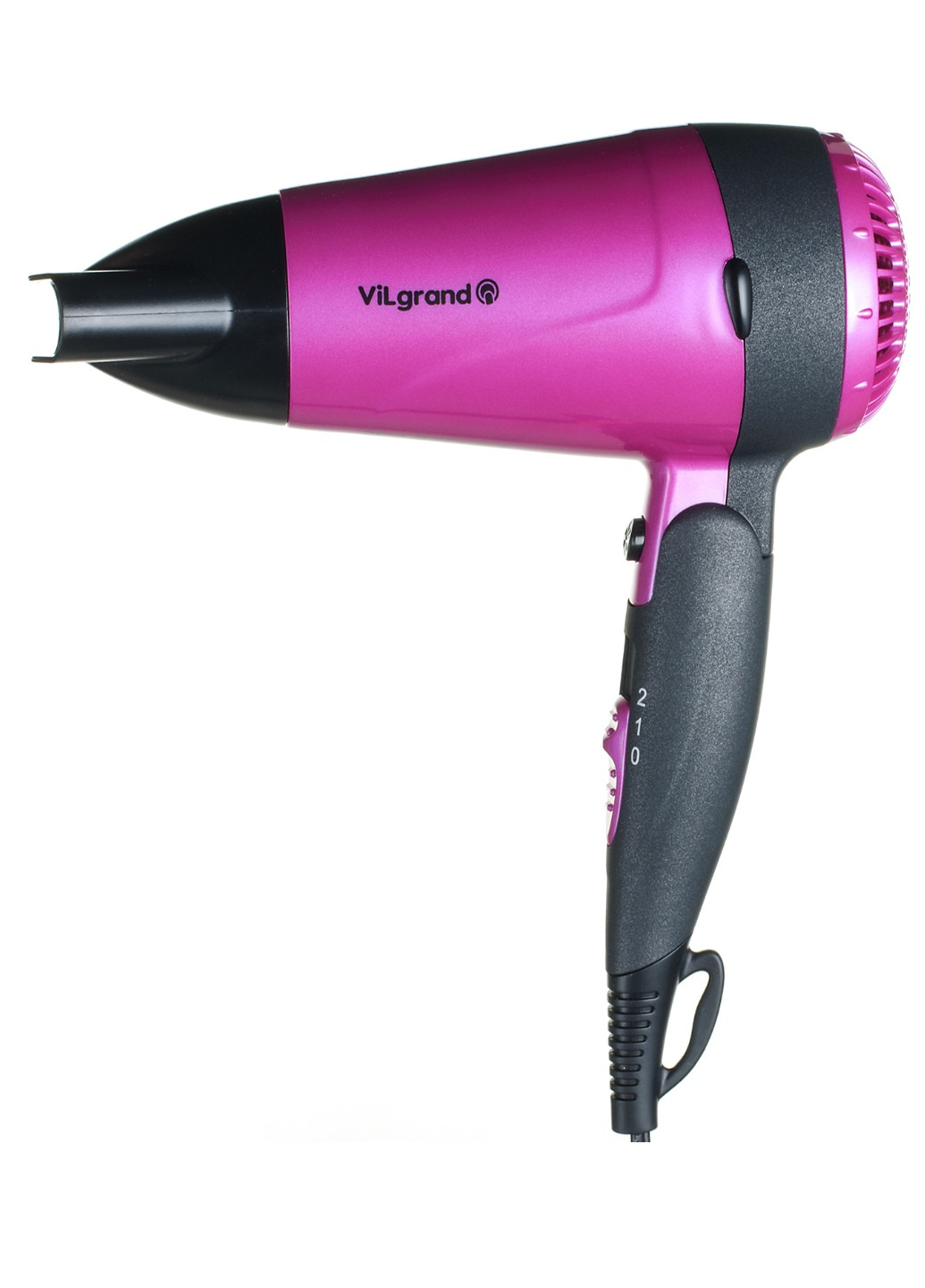 Фен електричний для сушки та укладання волосся 220 В; арт.VHD-1809FH; т.м. Vilgrand vhd-1809fh_purple (197140487)