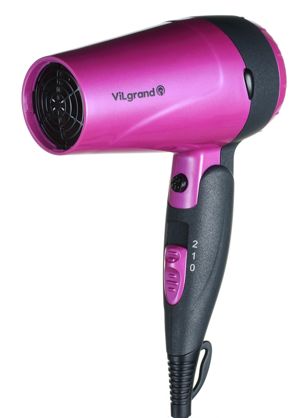 Фен електричний для сушки та укладання волосся 220 В; арт.VHD-1809FH; т.м. Vilgrand vhd-1809fh_purple (197140487)