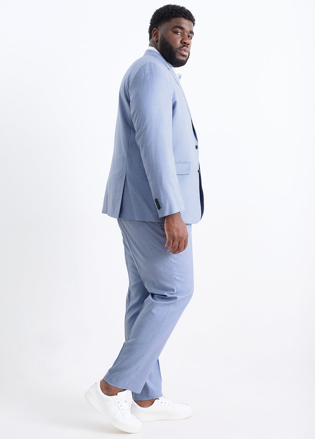 Голубые праздничный, классические демисезонные классические, зауженные брюки C&A