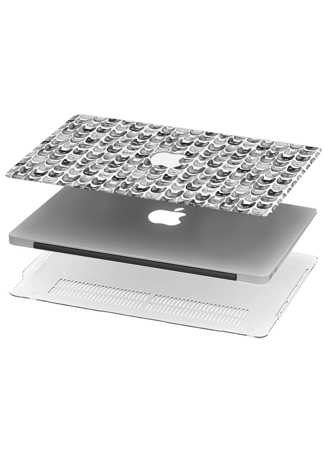 Чехол пластиковый для Apple MacBook Pro 13 A1706 / A1708 / A1989 / A2159 / A1988 Кошки (Сats) (9648-1739) MobiPrint (218505451)