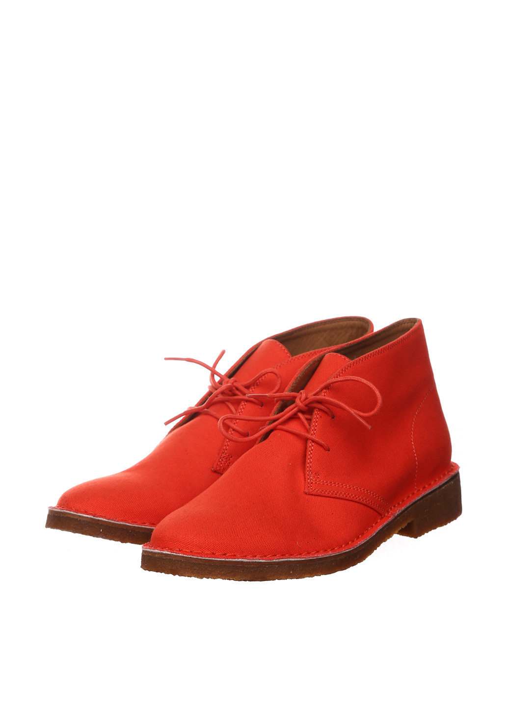 Оранжевые осенние ботинки Ralph Lauren