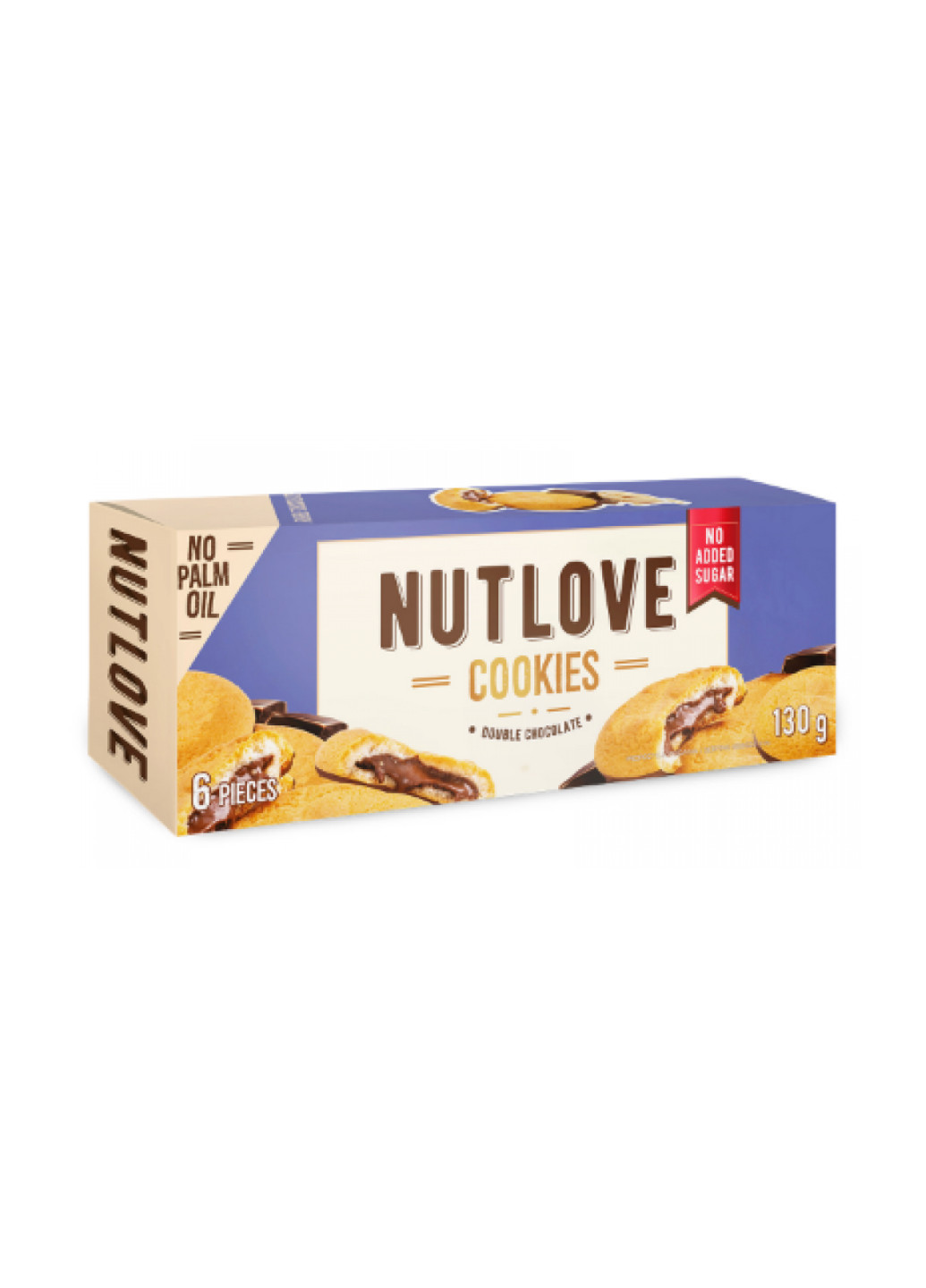 Диетическое вкусное печенье без сахара Nutlove Cookies -130g Double  Chocolate Allnutrition (254792073) ‣ Купить в интернет-магазине Каста ‣  Киев, Одесса, Харьков ‣ Доставка по всей Украине! (#254792073)