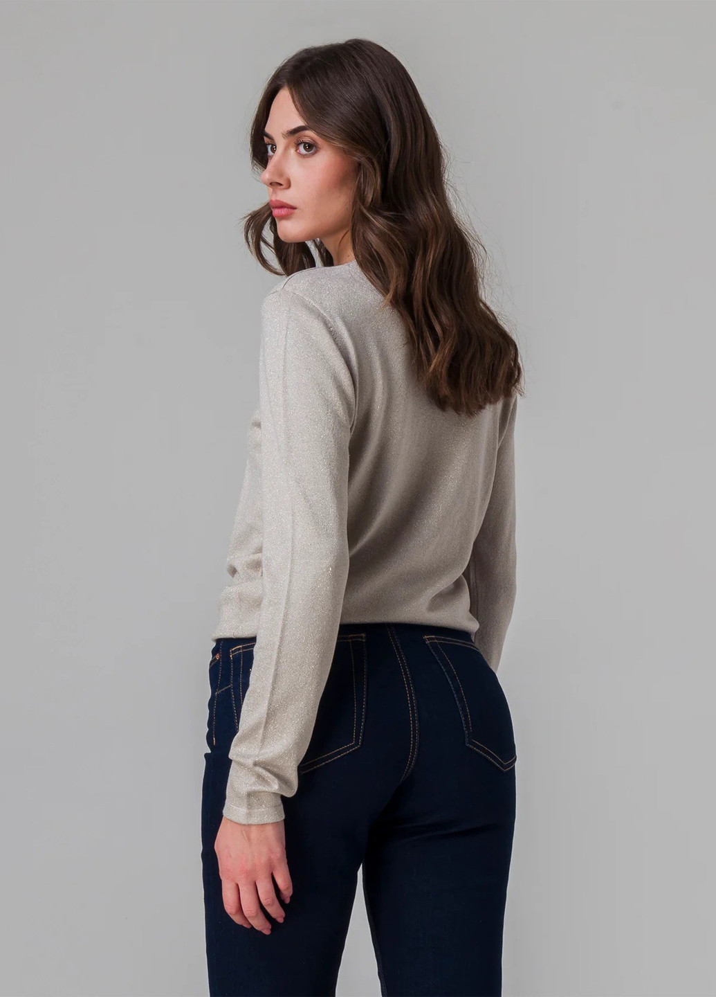 Светло-серый демисезонный джемпер джемпер Piazza Italia