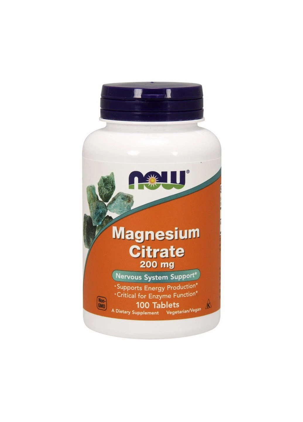 Магній цитрат Magnesium Citrate 200 mg (100 таб) нау фудс Now Foods (255409049)