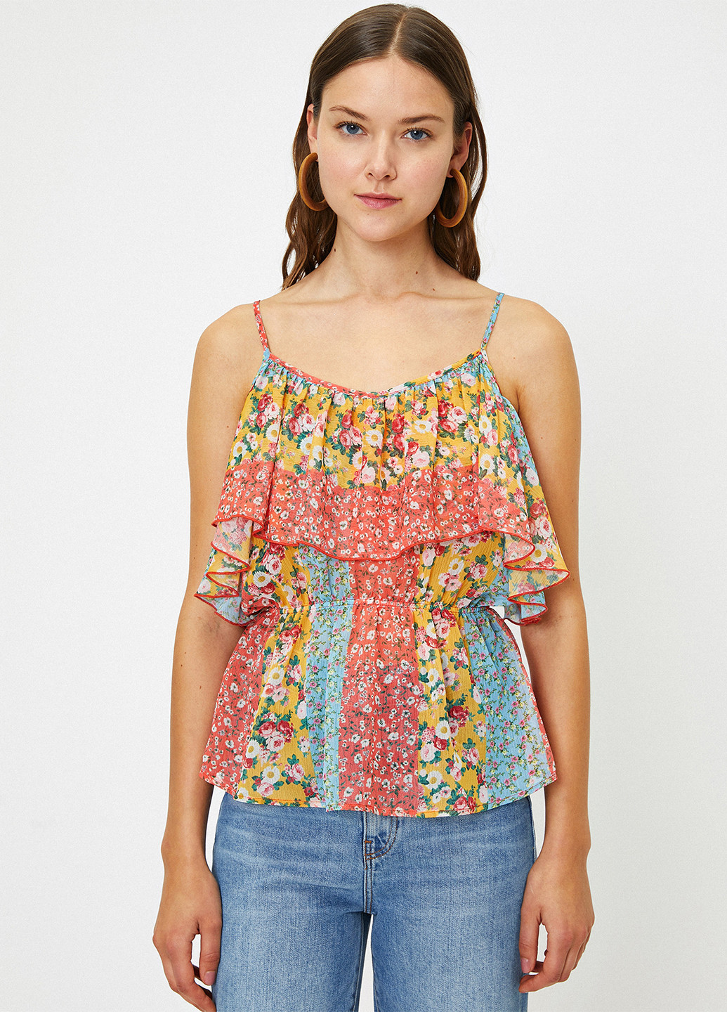 Комбінована блуза KOTON