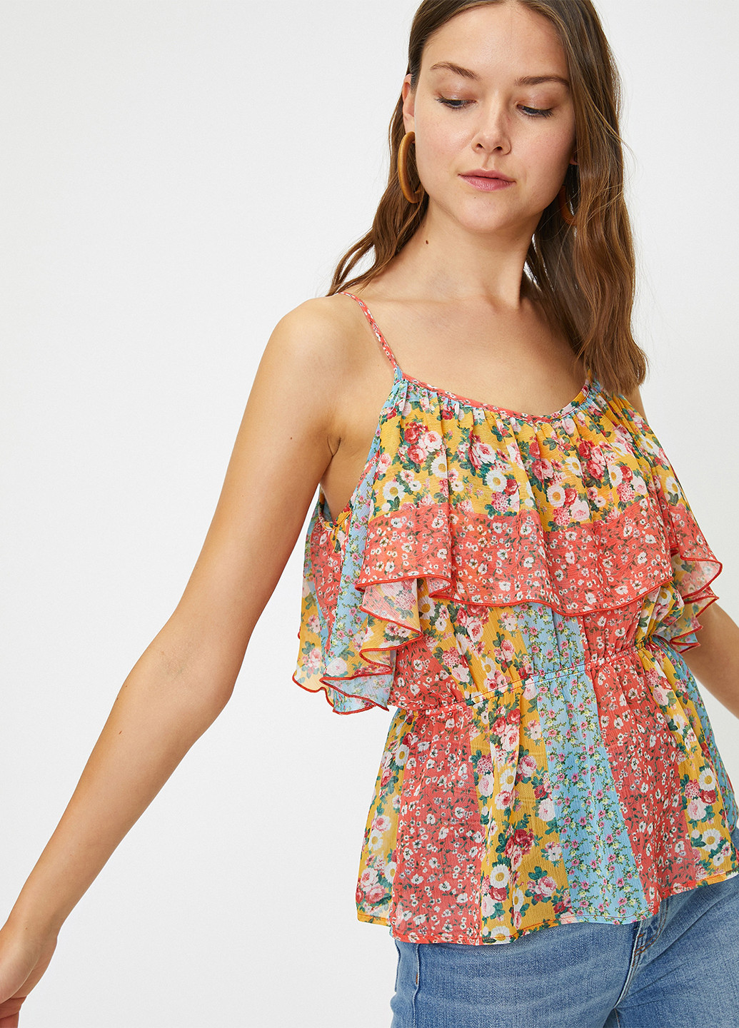 Комбінована блуза KOTON