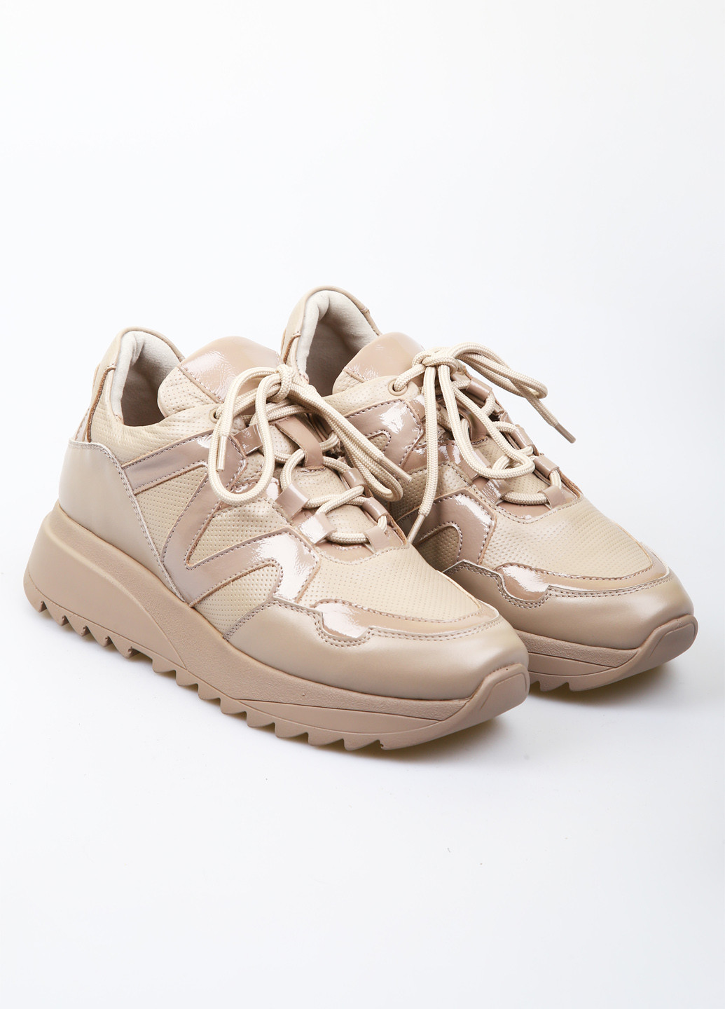 Кроссовки AURA темно-бежевые демисезоны (370635490)