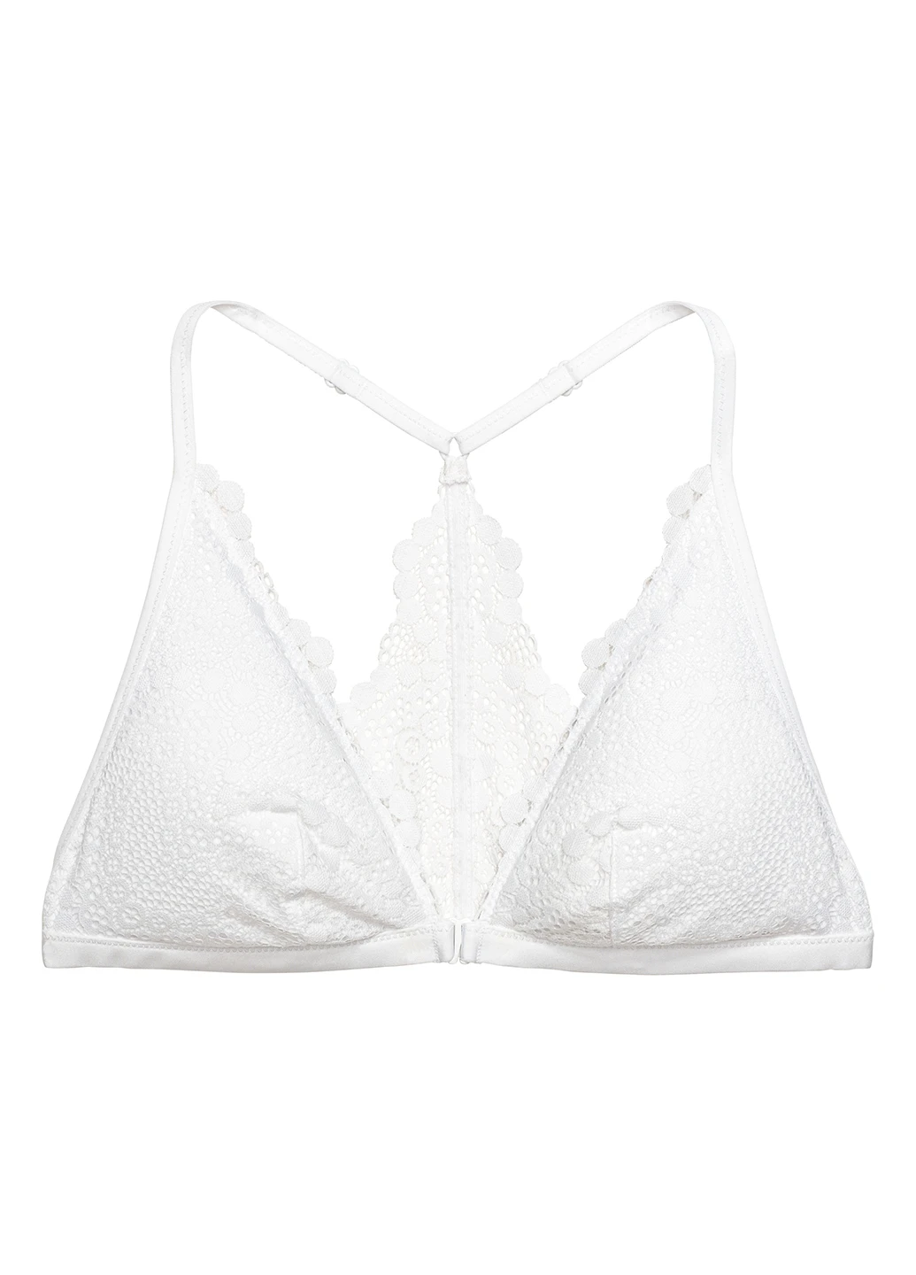 Белый триэнджел бюстгальтер H&M без косточек
