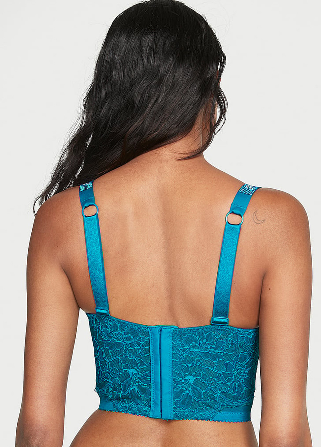 Темно-бірюзовий демісезонний комплект (бюст'є, трусики) Victoria's Secret