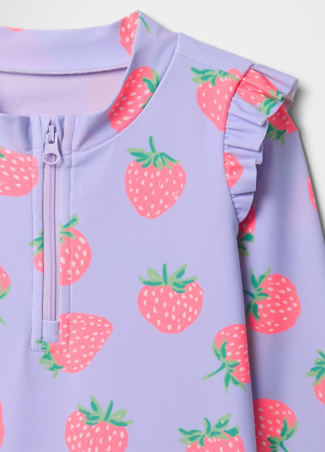 Бузковий демісезонний купальник суцільний Gap