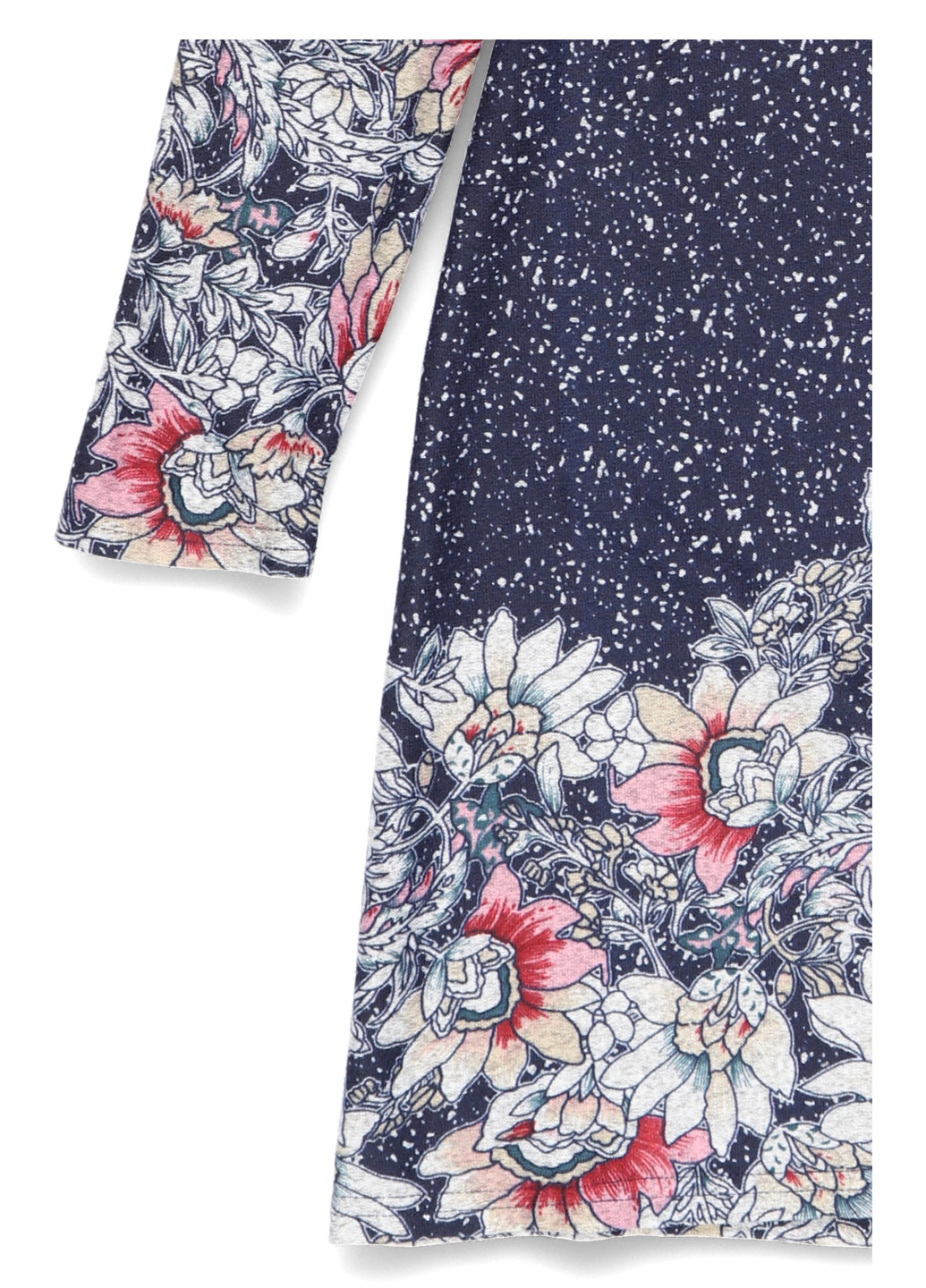 Комбинированное кэжуал платье Peace & Love с цветочным принтом