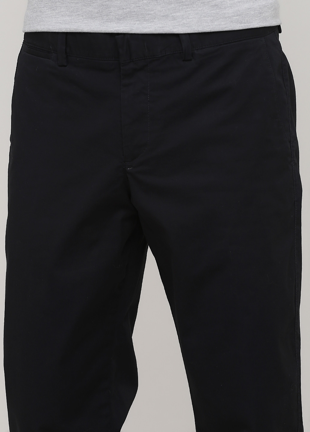 Черные кэжуал демисезонные прямые брюки Angelo Litrico