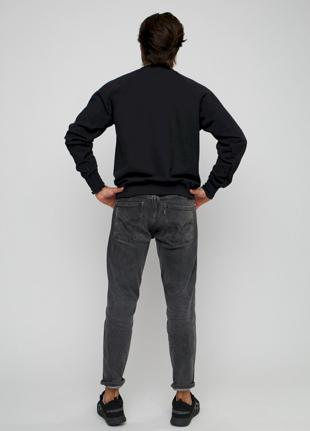 Черный свитшот мужской YAPPI (198688847)