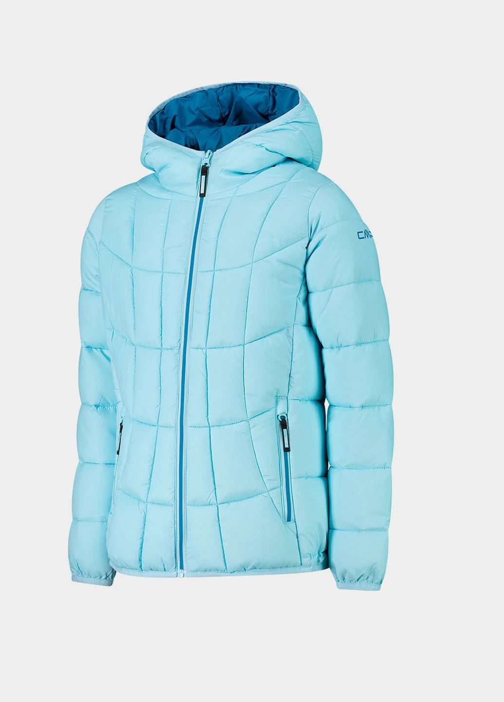 Голубая зимняя куртка CMP KID G JACKET FIX HOOD