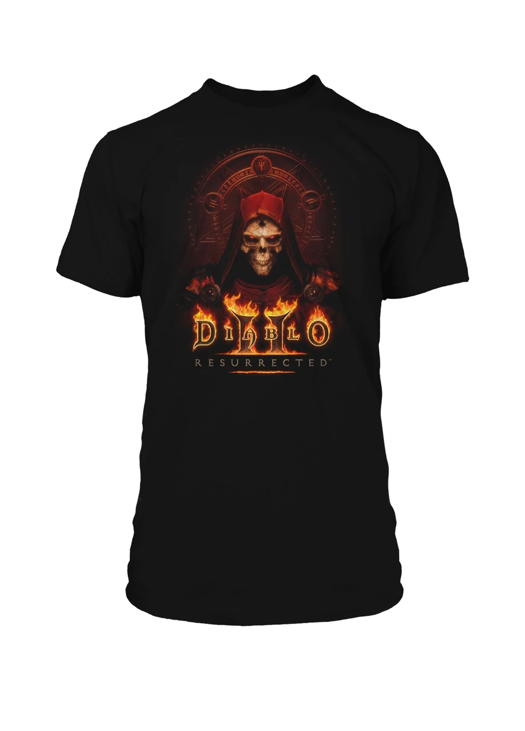 Комбинированная футболка diablo ii - resurrected key to darkness premium tee JINX