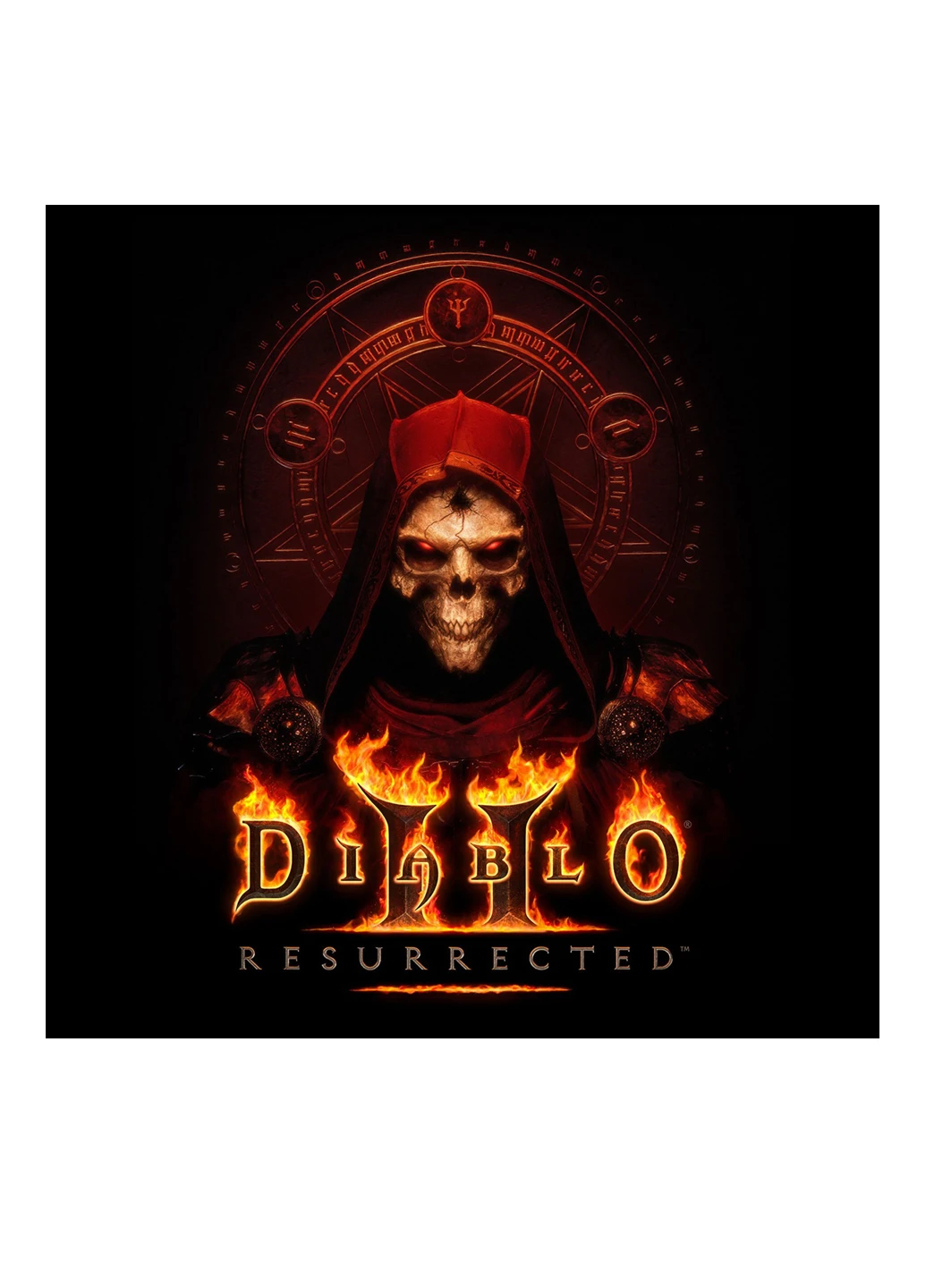 Комбинированная футболка diablo ii - resurrected key to darkness premium tee JINX