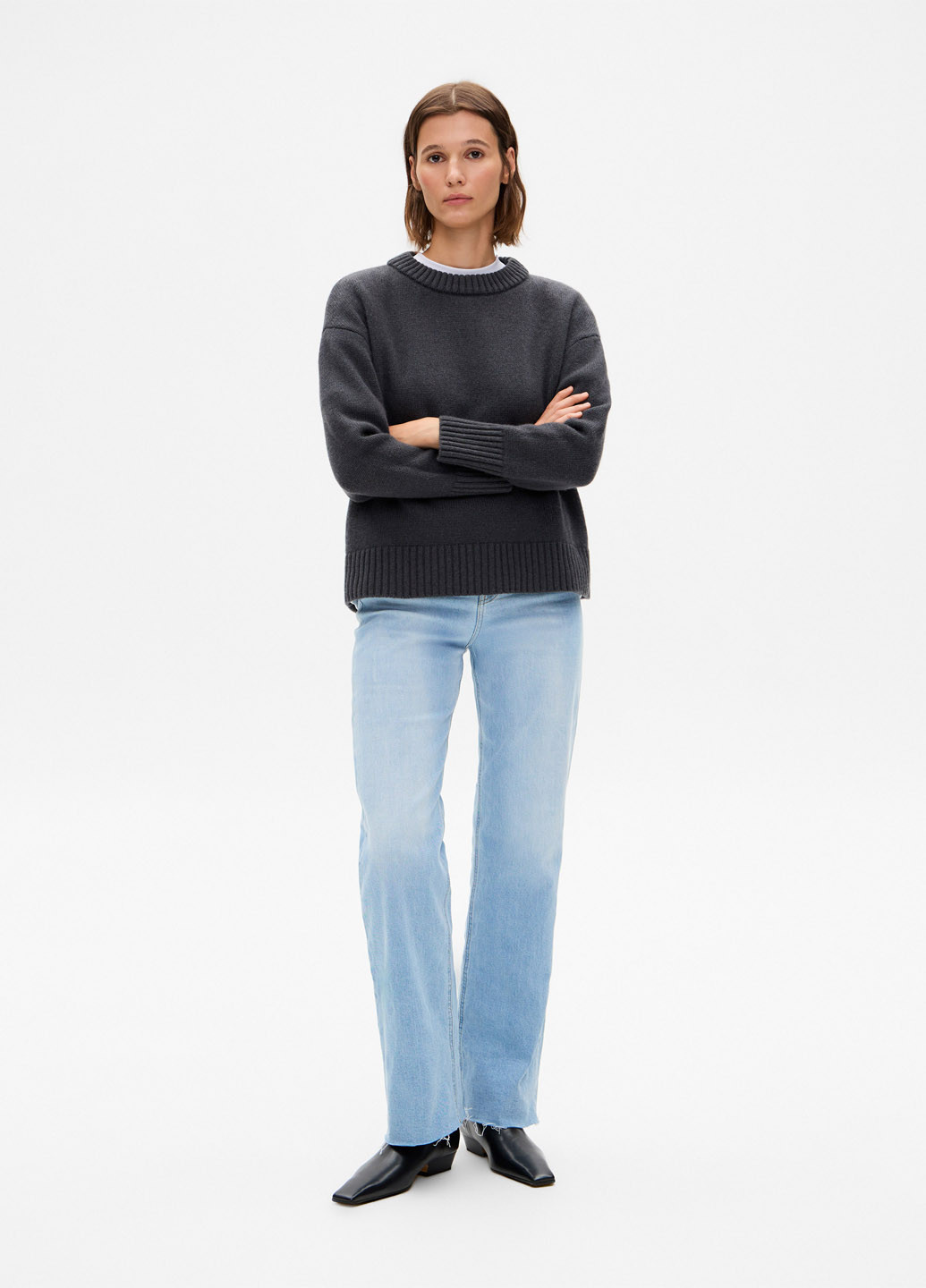 Графитовый зимний джемпер джемпер Promin