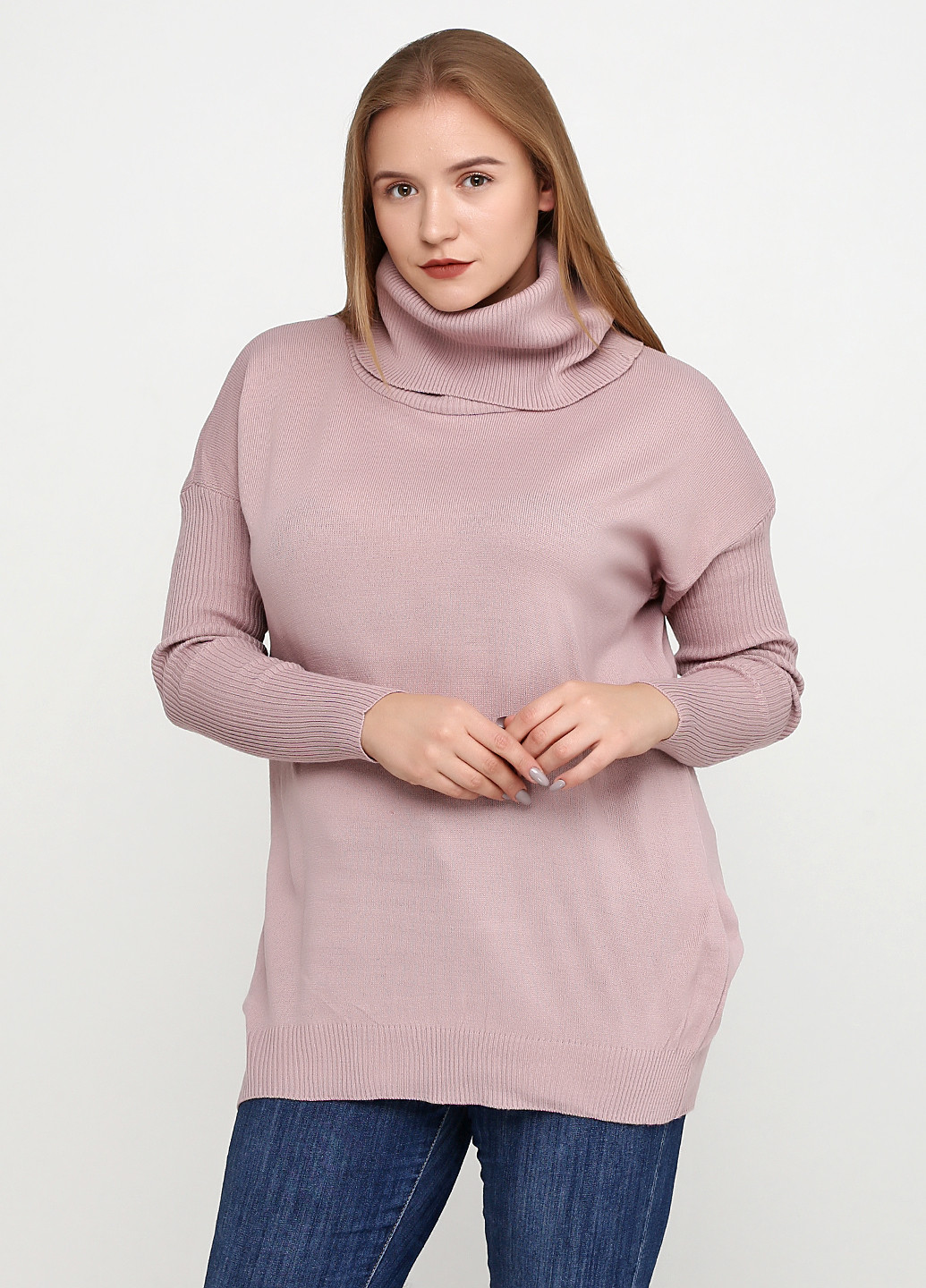 Пудровий демісезонний свитер Metin Triko