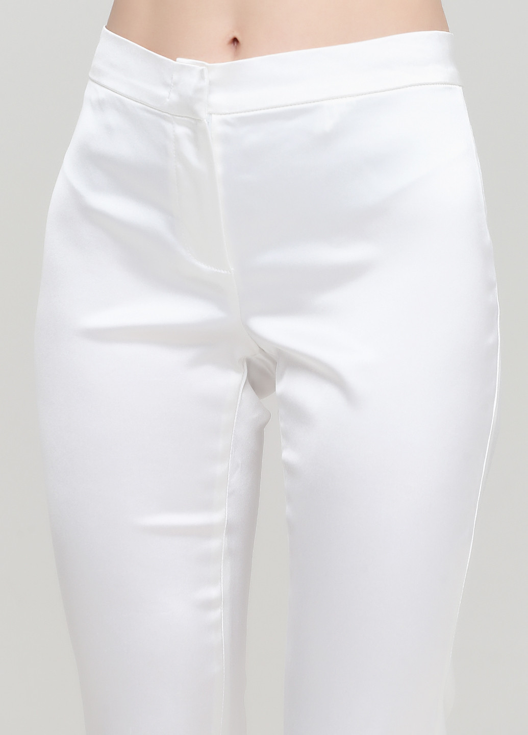 Белые кэжуал демисезонные зауженные брюки Angelo Marani