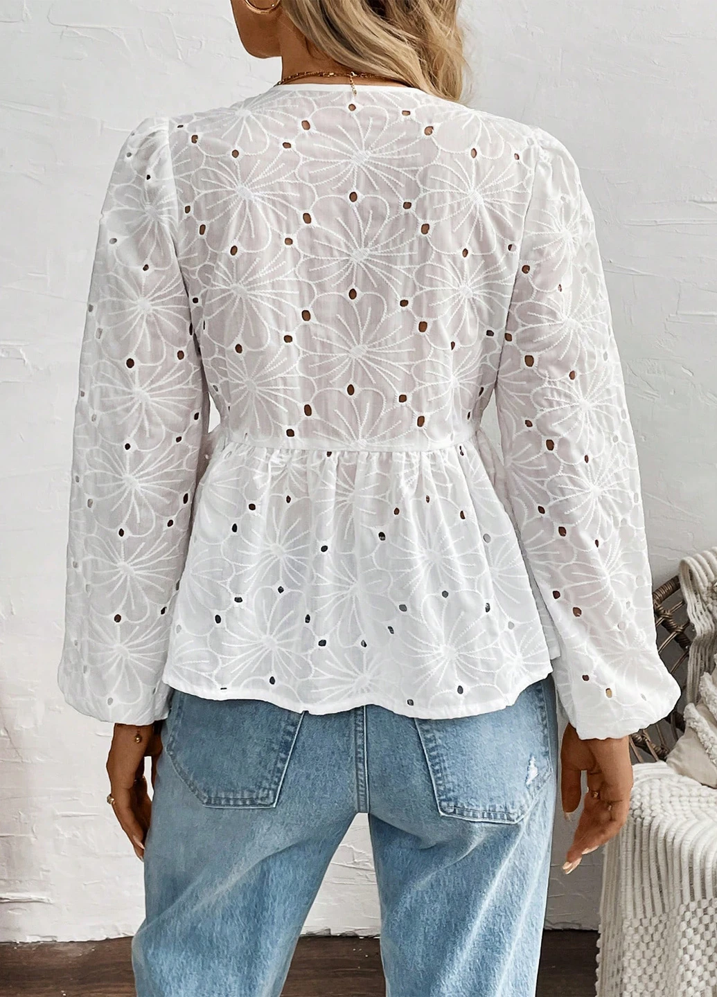 Белая блуза SHEIN