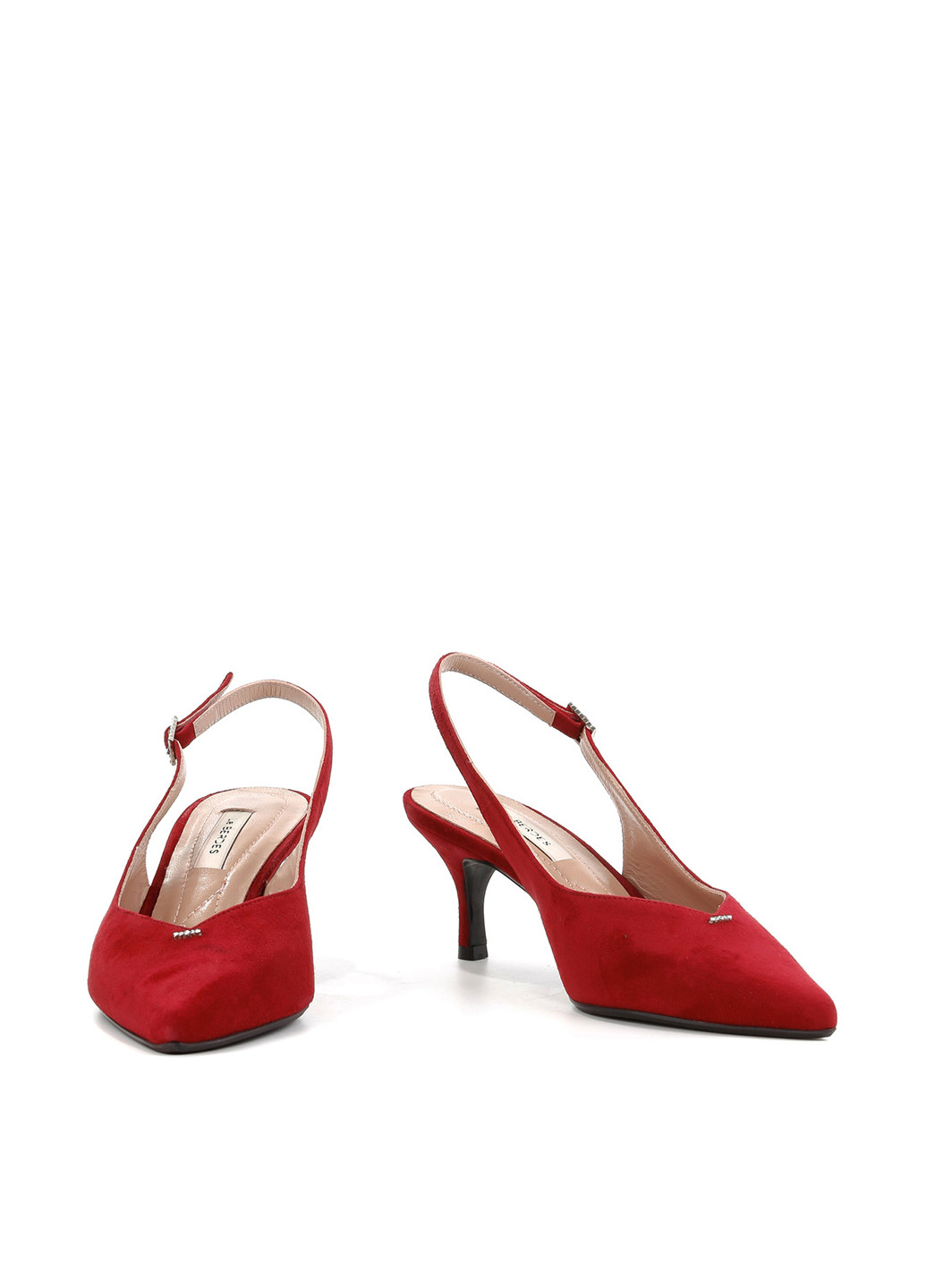 Le'BERDES Туфли слингбеки красный з натуральная замша, украина — лето (360795590)