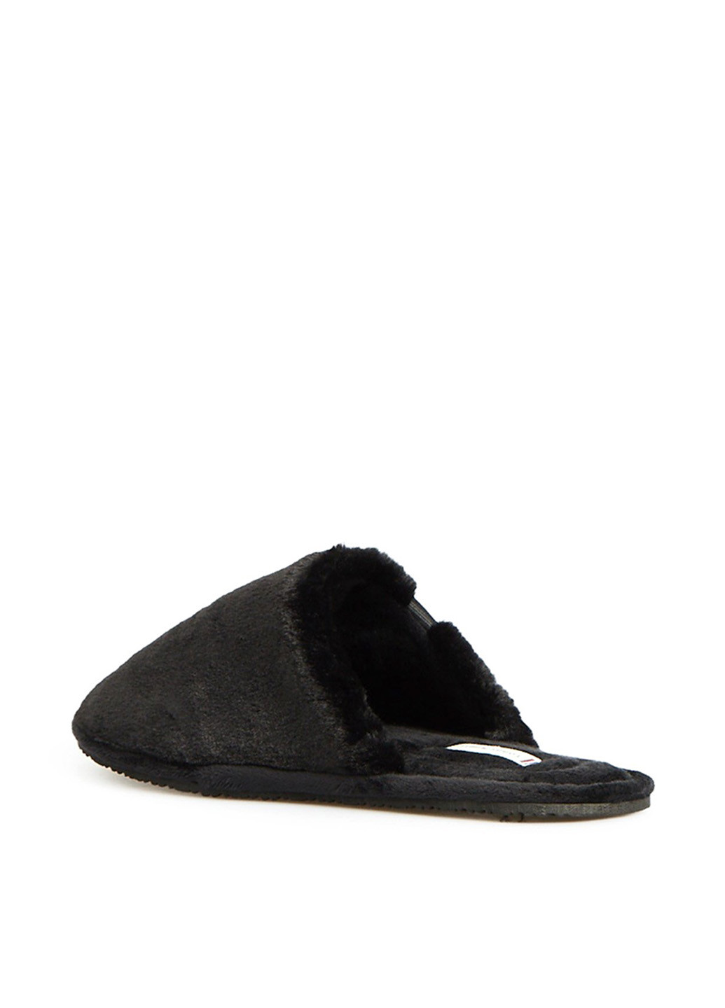 Черные тапочки Tommy Hilfiger с логотипом
