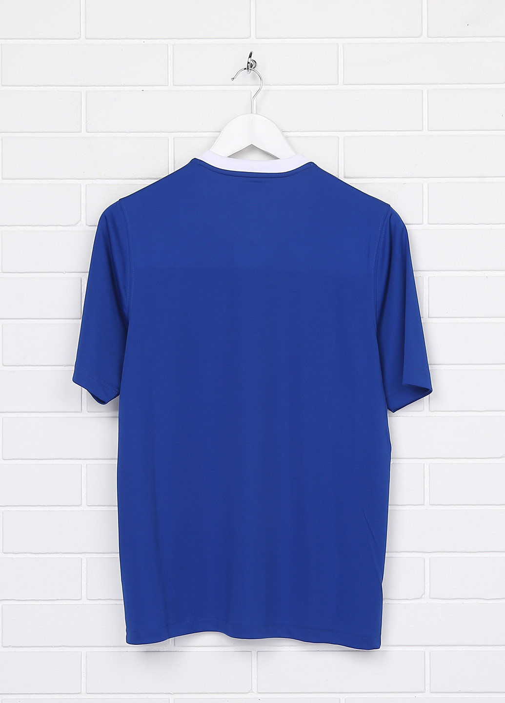Синяя летняя футболка с коротким рукавом Umbro