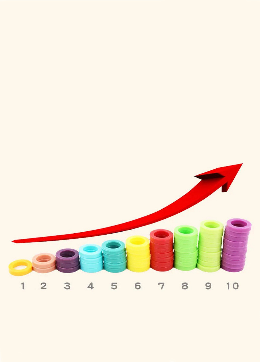 Розвиваюча гра цифри-фрукти No Brand (253177725)