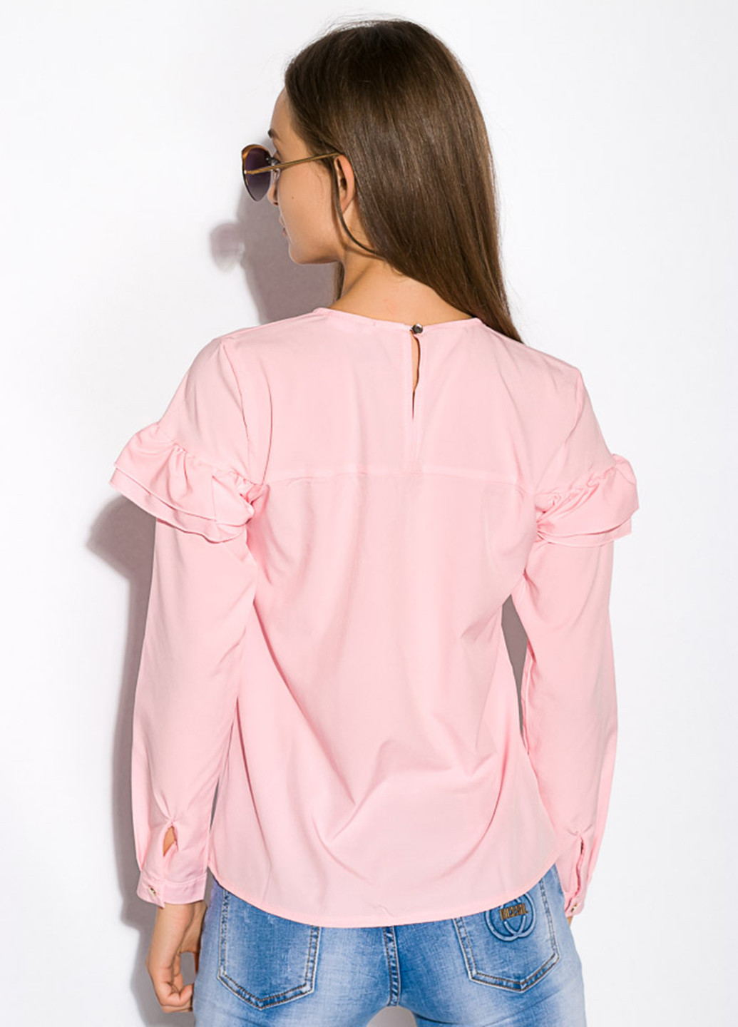 Розовая летняя блуза Time of Style