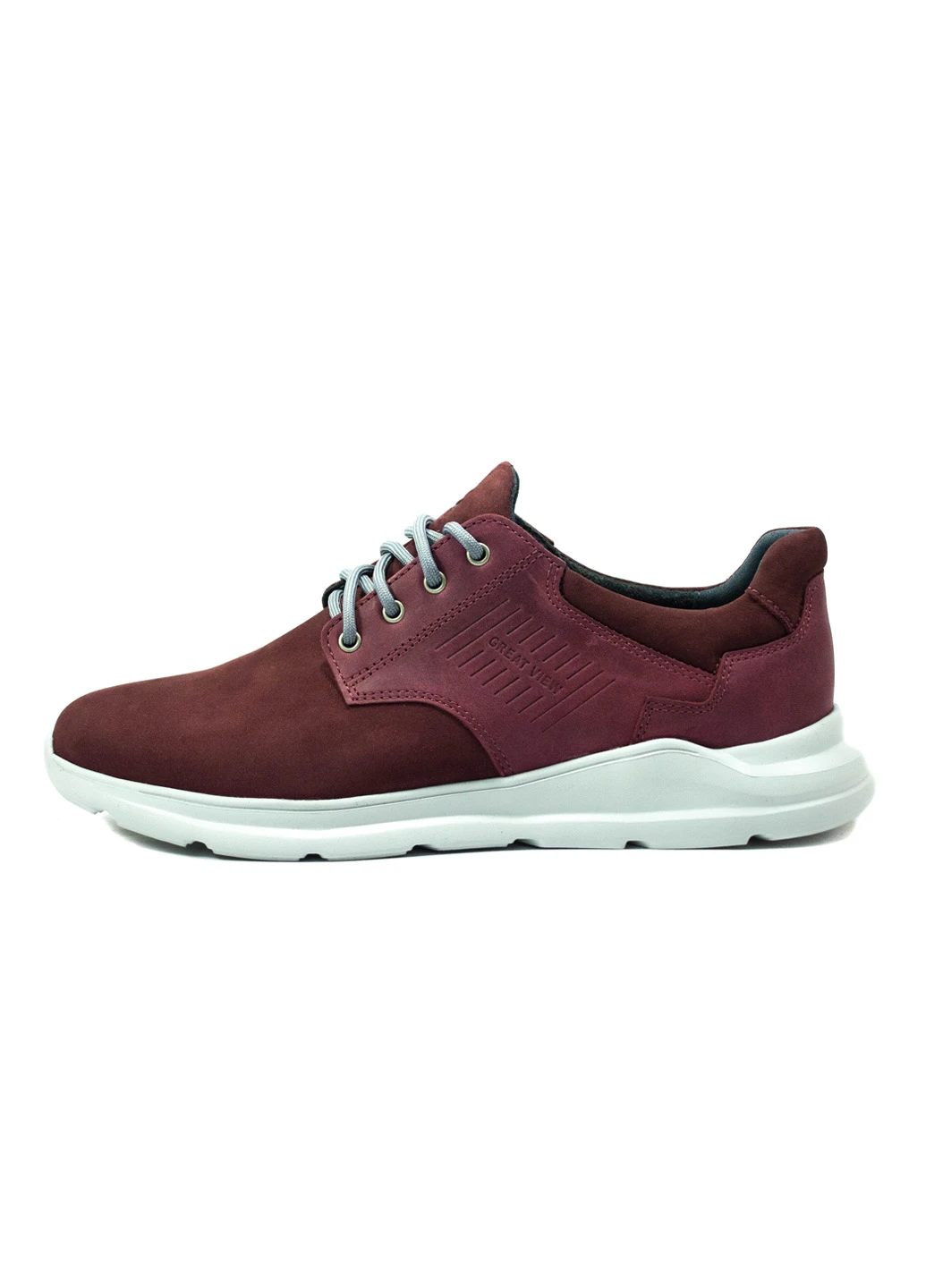 Бордовые демисезонные кроссовки Clubshoes