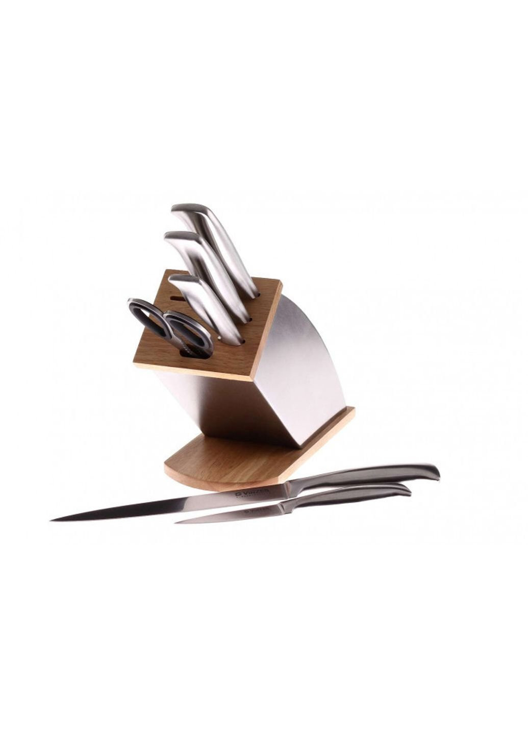 Набір ножів на підставці Iceberg VZ-50110 7 предметів Vinzer комбінований,