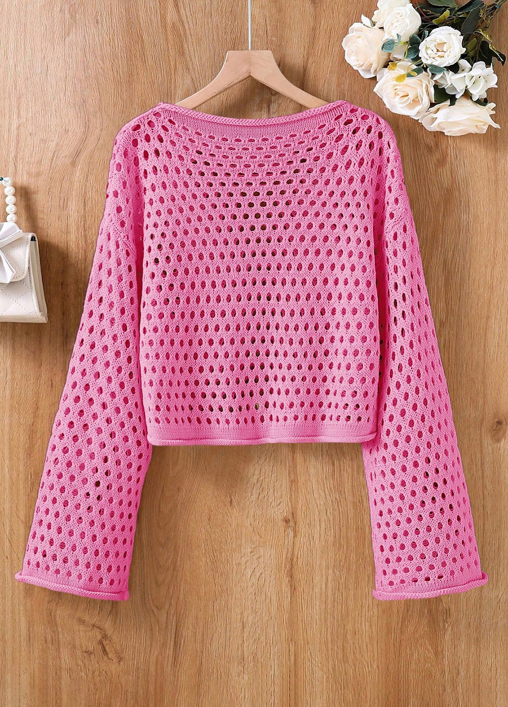 Рожевий демісезонний джемпер джемпер SHEIN