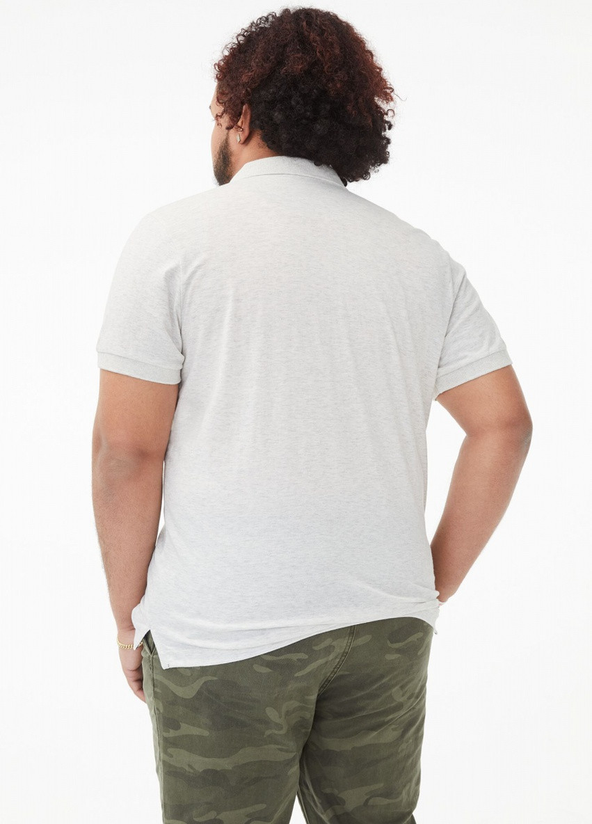 Сіра футболка поло Aeropostale A87 9092