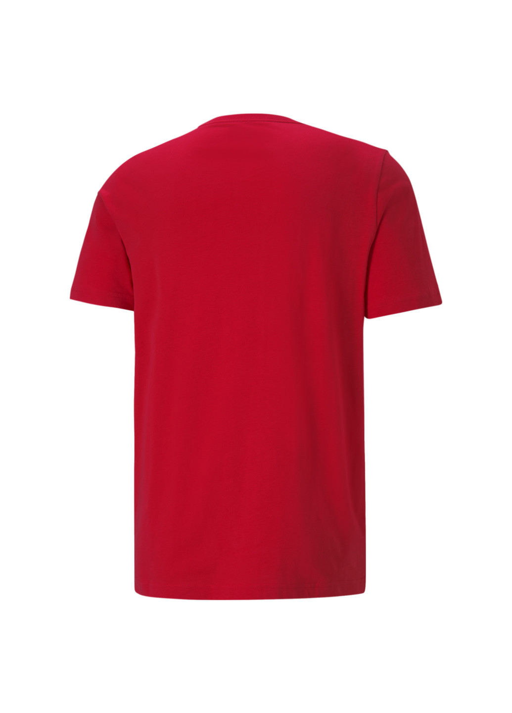 Червона демісезонна футболка essentials small logo men's tee Puma