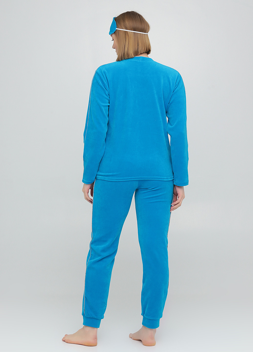 Синя всесезон піжама (світшот, штани) свитшот + брюки Lucci