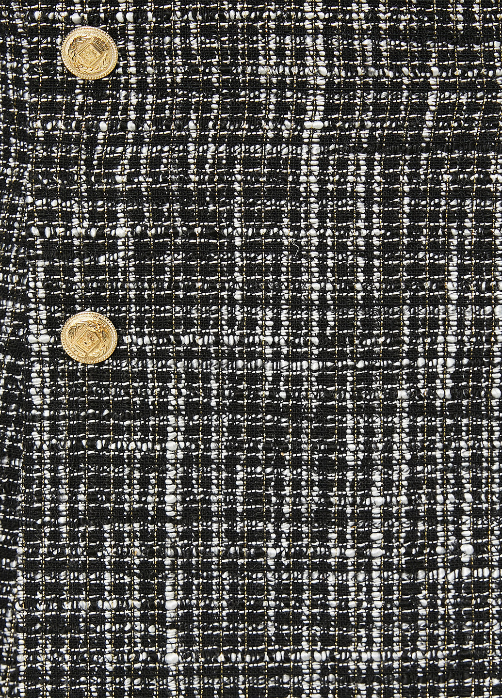 Черно-белая кэжуал юбка KOTON а-силуэта (трапеция)