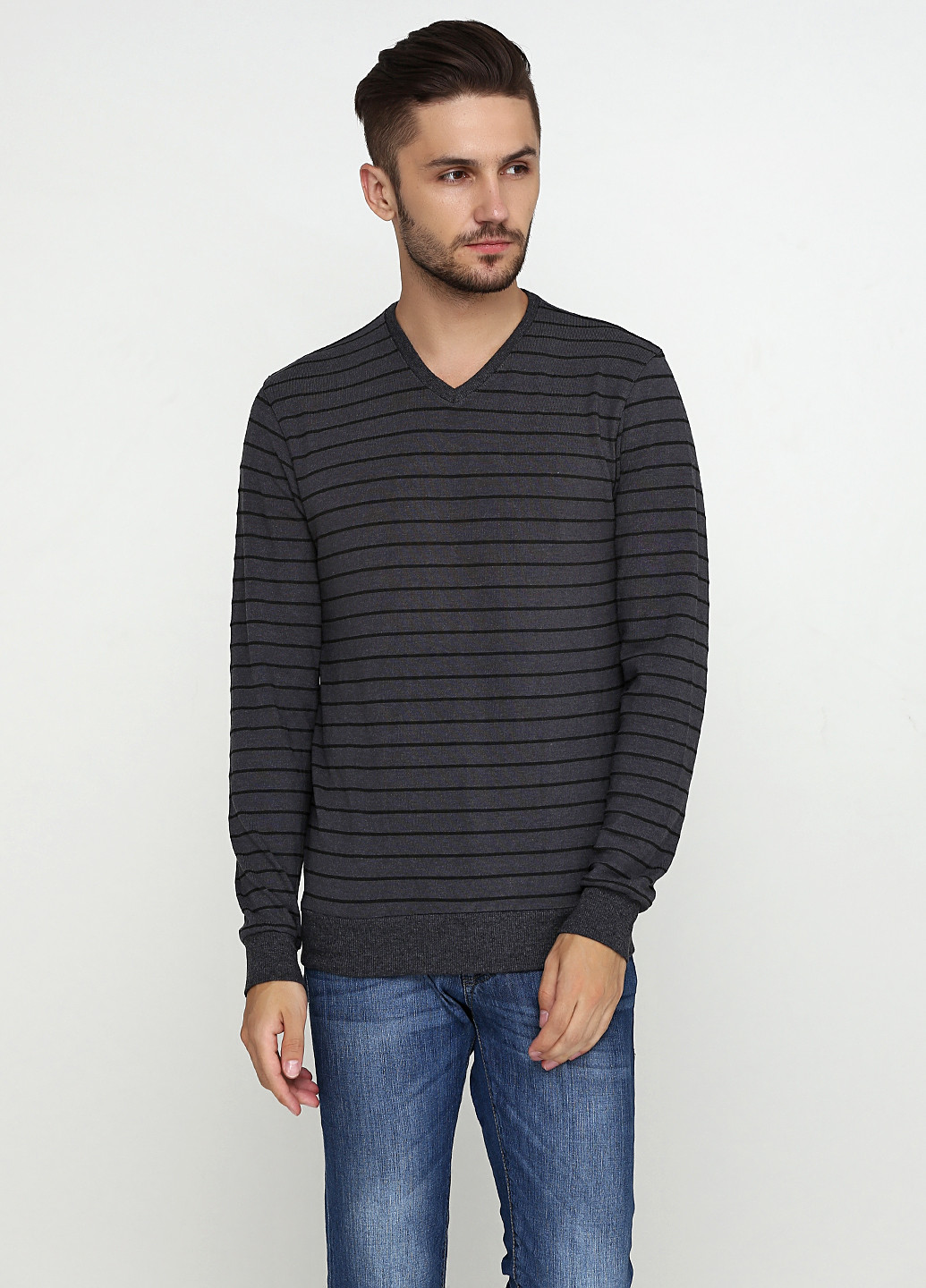 Грифельно-сірий демісезонний пуловер пуловер MSY