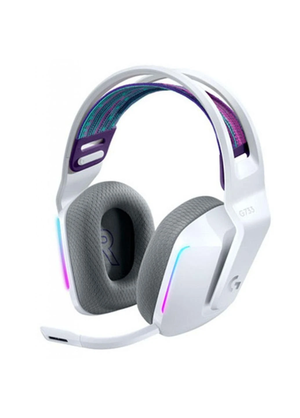 Наушники (981-000883) Logitech G733 Lightspeed Wireless RGB Gaming Headset White (253546370)