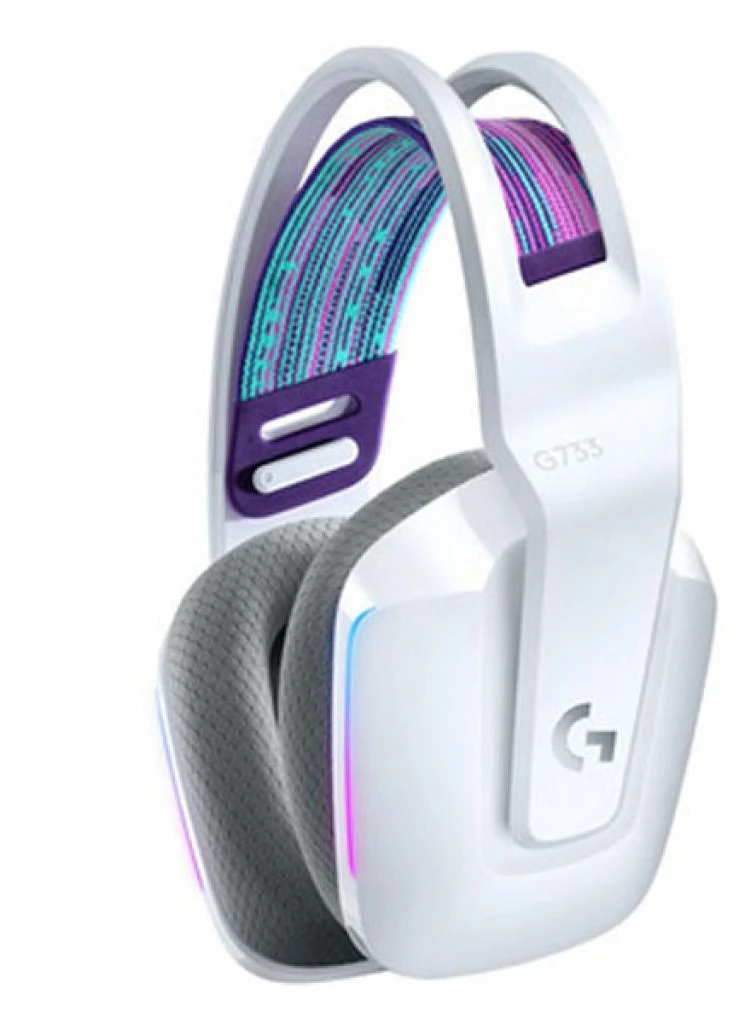 Наушники (981-000883) Logitech G733 Lightspeed Wireless RGB Gaming Headset White (253546370)