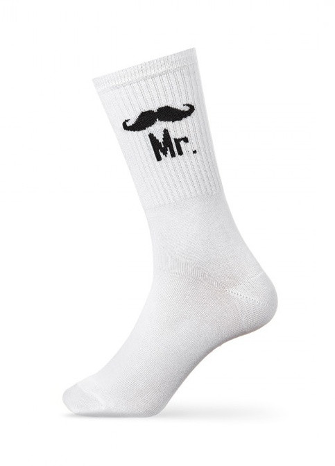 Білі шкарпетки VT Socks написи (230517713)